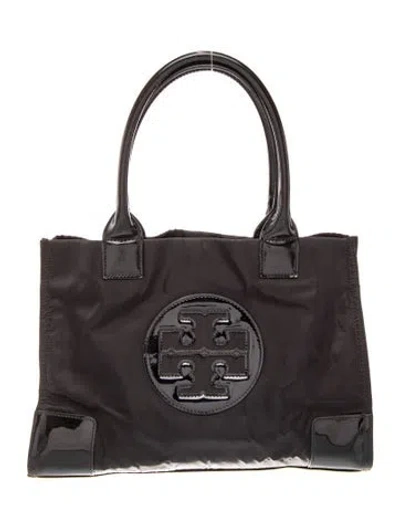 Pre-owned Tory Burch Nylon Tote In Black