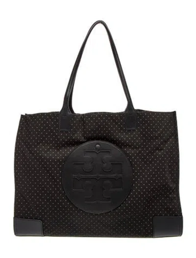 Pre-owned Tory Burch Nylon Tote In Black