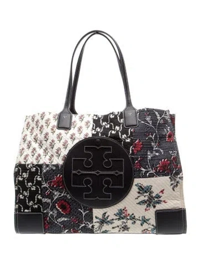 Pre-owned Tory Burch Nylon Tote In Blue