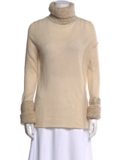 Pre-owned Tory Burch Nylon Turtleneck Sweater