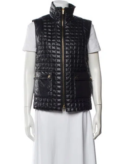Pre-owned Tory Burch Nylon Vest In Blue