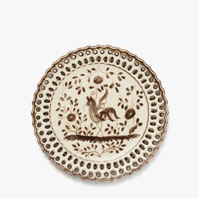 Tory Burch Oiseau Salad Plate, Set Of 4 In Brown