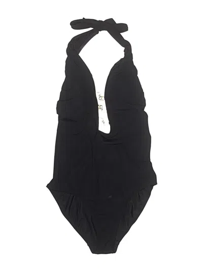 Pre-owned Tory Burch One Piece Swimsuit In Black