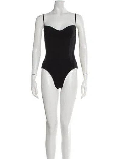 Pre-owned Tory Burch One-piece In Black