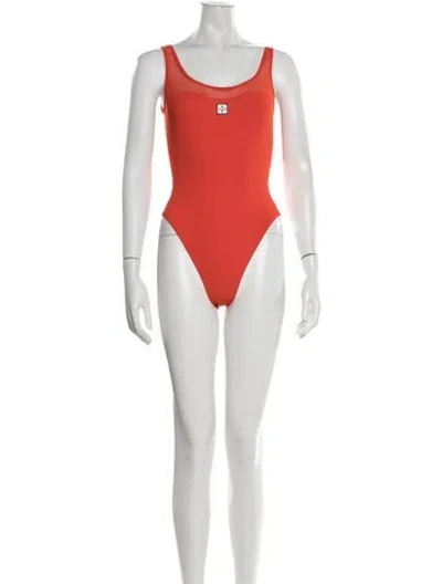 Pre-owned Tory Burch One-piece In Orange