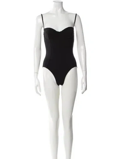 Pre-owned Tory Burch One-piece W/ Tags In Black
