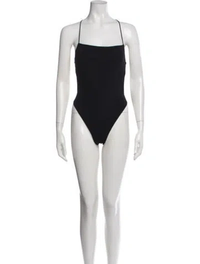 Pre-owned Tory Burch One-piece W/ Tags In Black