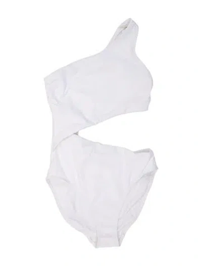 Pre-owned Tory Burch One-piece W/ Tags In White