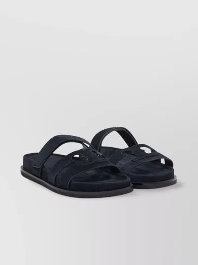 Tory Burch Open Toe Flat Sole Sandals