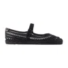 Tory Burch Open Weave Viscose Espadrille Flat In Multi