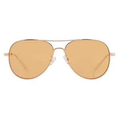 Tory Burch Orange Pilot Ladies Sunglasses Ty6114 3343/7 58 In Yellow