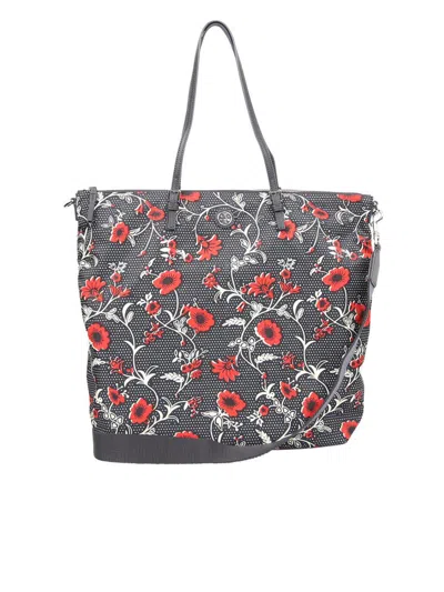 Tory Burch Bedruckte Tote Bag Aus Nylon In Retro Block Print