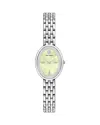 Tory Burch Oval Watch In Silver