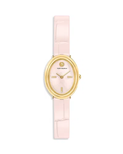 Tory Burch Oval Watch, 28mm In Pink