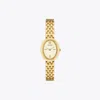 Tory Burch Oval Watch In Gold
