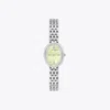 Tory Burch Oval Watch In Silver
