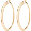 Tory Burch Oversize Essential Hoop Earrings In Tory Gold