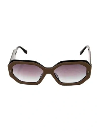 Pre-owned Tory Burch Oversize Gradient Sunglasses