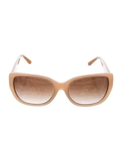 Pre-owned Tory Burch Oversize Gradient Sunglasses In Neutrals