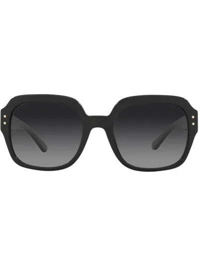 Tory Burch Oversized-frame Sunglasses In Black