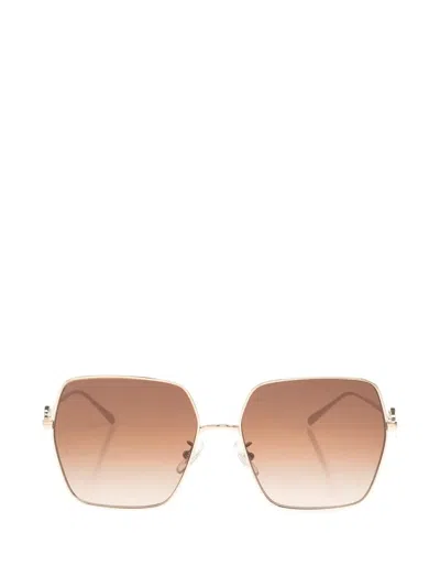Tory Burch Oversized-frame Sunglasses In Brown