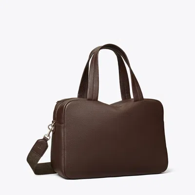 Tory Burch Oversized Satchel In Brown