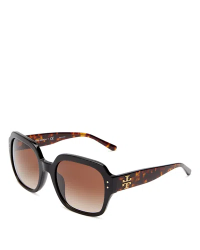 Tory Burch Oversized Square Sunglasses, 56mm In Multi