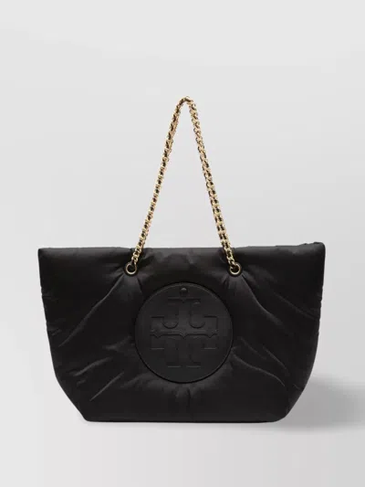 TORY BURCH PADDED CHAIN TOTE WITH HIDDEN POCKET