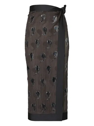 Tory Burch Paisley Pareo In Blue