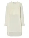 Tory Burch Panelled Tunic In White
