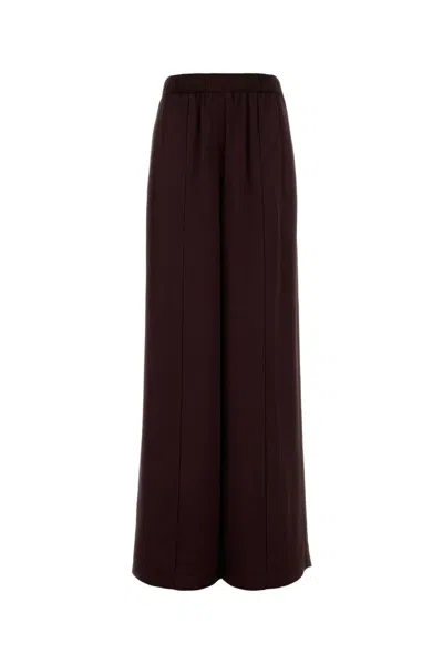Tory Burch Pantalone Pigiama Bordeaux In Burgundy