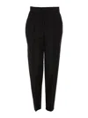 Tory Burch High-rise Trousers In Black
