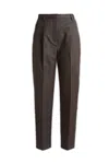 Tory Burch Trousers Belt Loops Cotton Blend In 021