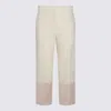 Tory Burch Pantaloni French Cream In Neutral