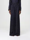 Tory Burch Pants  Woman Color Blue In Multi