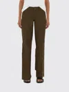 Tory Burch Pants  Woman Color Green In Green