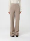 Tory Burch Pants  Woman Color Grey In Brown