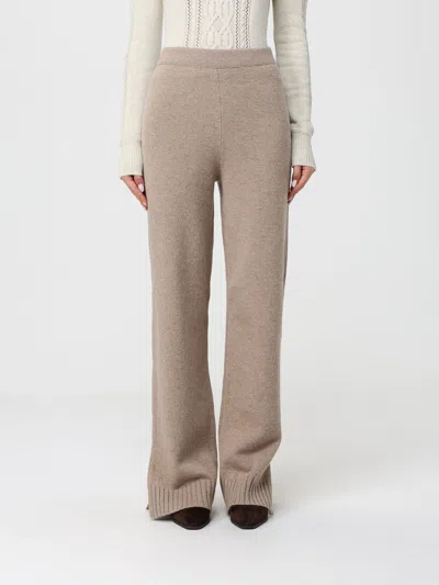 Tory Burch Pants  Woman Color Grey In Brown
