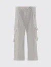 Tory Burch Cotton Cargo Pants In Neutral