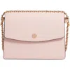 Tory Burch Parker Leather Shoulder/crossbody Bag In Pink