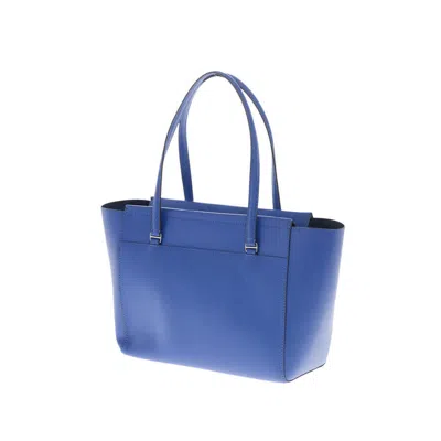 Tory Burch Parker Logo Tote Bag Blue > In ["blue"]