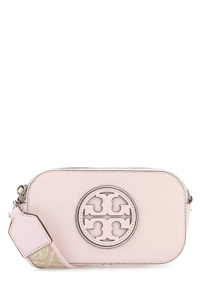 Tory Burch Pastel Pink Leather Miller Crossbody Bag