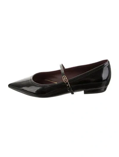 Pre-owned Tory Burch Patent Leather Ballet Flats In Multicolor
