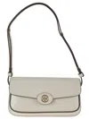 Tory Burch Patent Leather Convertible Shoulder Bag In Neutrals