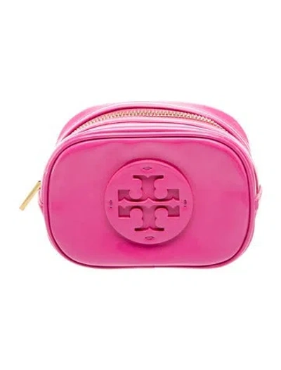 Pre-owned Tory Burch Patent Leather Crossbody Bag In Pink