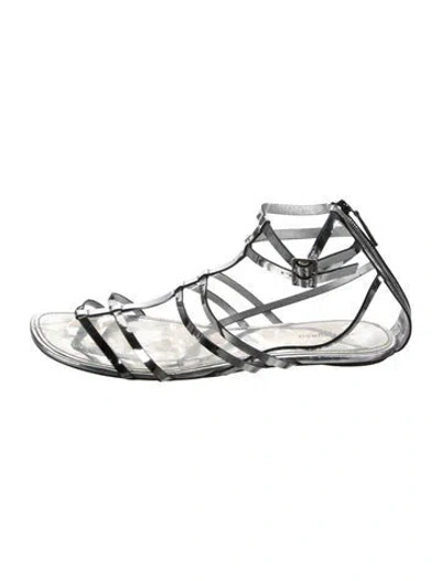 Pre-owned Tory Burch Patent Leather Gladiator Sandals