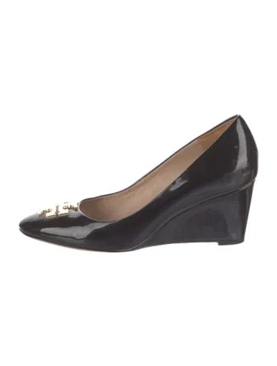 Pre-owned Tory Burch Patent Leather Pumps In Multi