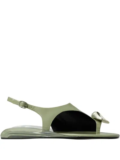 TORY BURCH PATOS ASYMMETRIC SLINGBACK SANDALS