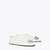 Tory Burch Patos Mesh Flat In Clear/silver