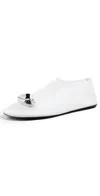Tory Burch Patos Ornament Mesh Ballerina Flats In Clear/silver